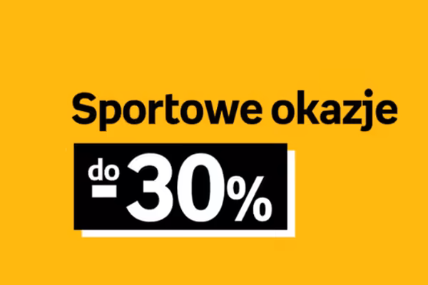 : Do -30% na artykuły sportowe