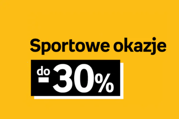 : Do -30% na artykuły sportowe