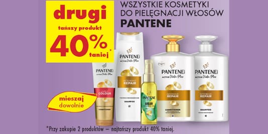 Biedronka: -40% na wszystkie kosmetyki Pantene 04.06.2025