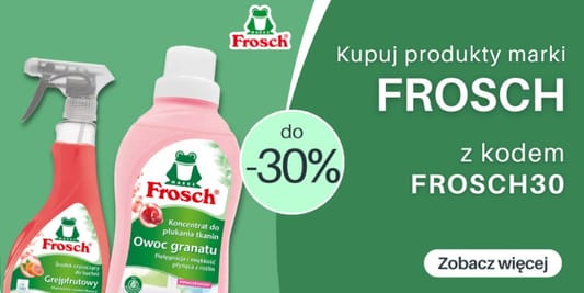 Selgros 24: KOD rabatowy Do -30% na produkty Frosch 12.06.2025