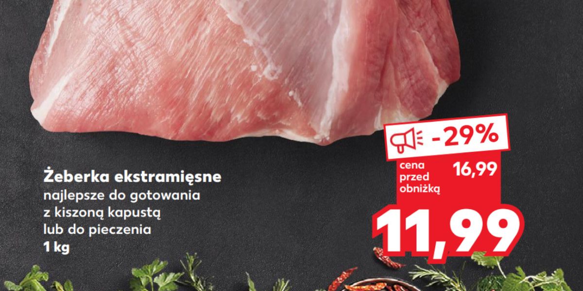 Kaufland: -29% na żeberka ekstramięsne