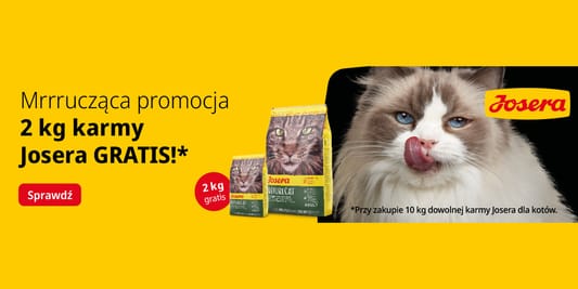 Fera: 2 kg GRATIS na karmę dla kota JOSERA 25.04.2025