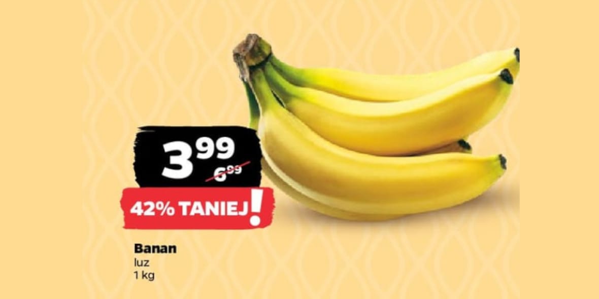 Netto: -42% na banany 12.05.2025