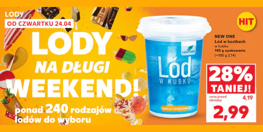 Kaufland:  Lodowe okazje na długi weekend 24.04.2025
