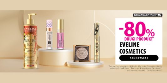 hebe: -80% na markę Eveline Cosmetics - drugi produkt 25.07.2024