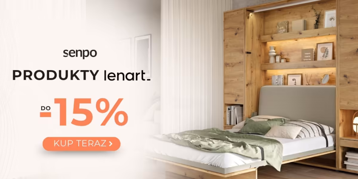 Senpo: Do -15% na meble marki Lenart