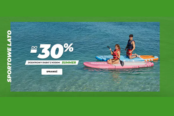 : KOD rabatowy do -30% na sportowe lato