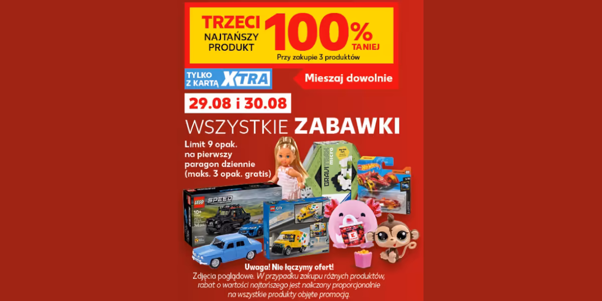 Kaufland: -100% na wszystkie zabawki