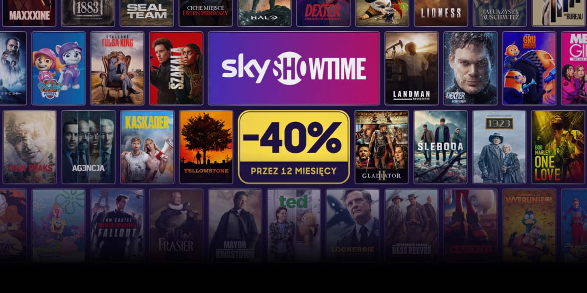 Sky Showtime: -40% na plan Standard