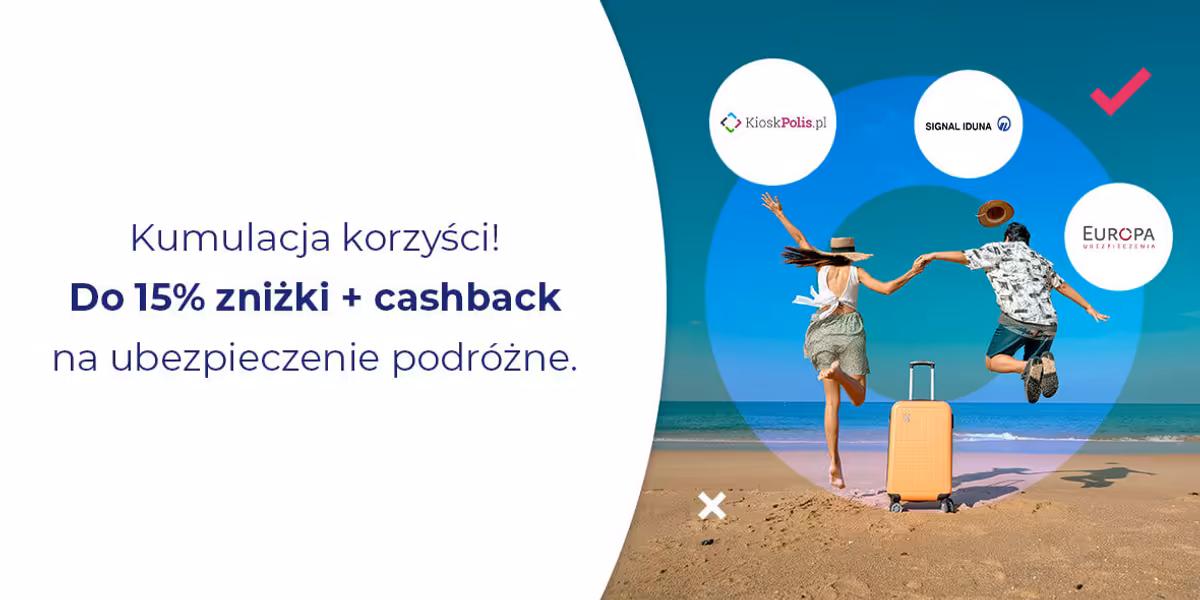 KioskPolis.pl: KOD rabatowy Do -15% na wybrane towarzystwa + cashback