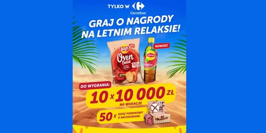 Carrefour: Konkurs Letni relaks z Lipton Ice Tea i Lay’s Oven Baked 10.08.2025