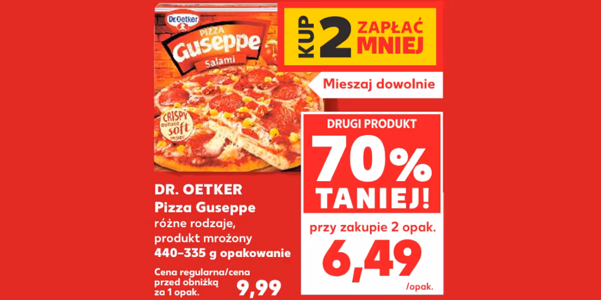 Kaufland: -70% na pizze Guseppe DR. OETKER