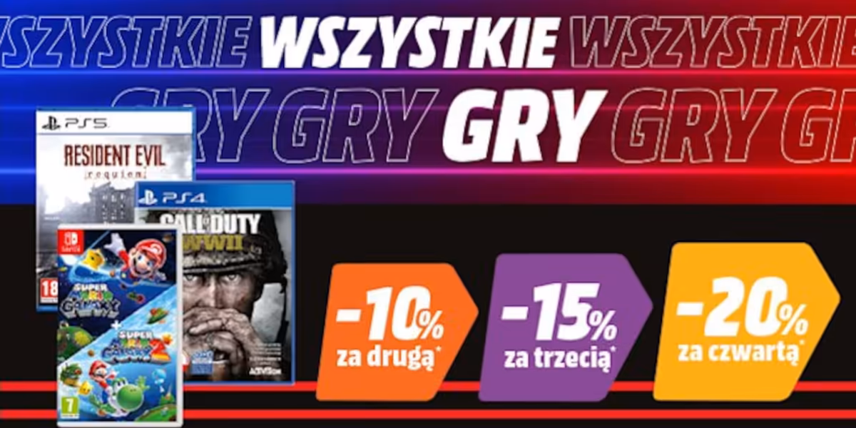 Media Markt: Do -20% na gry w zestawie
