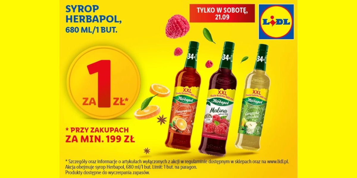 Lidl: 1 zł za syrop Herbapol