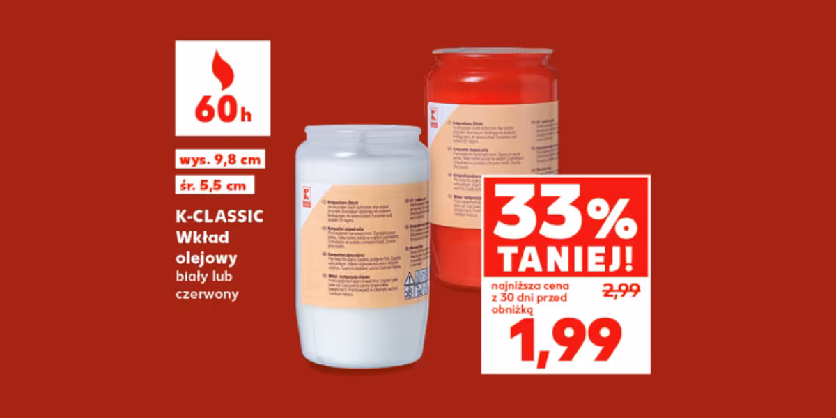 Kaufland: -33% na wkład olejowy