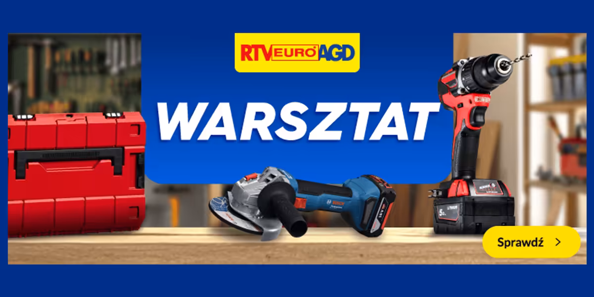 RTV EURO AGD: Wybrane narzędzia w supercenach