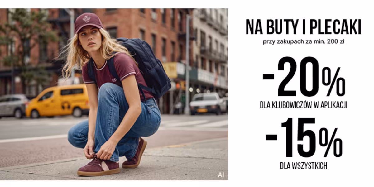 Big Star: Do -20% na buty i plecaki
