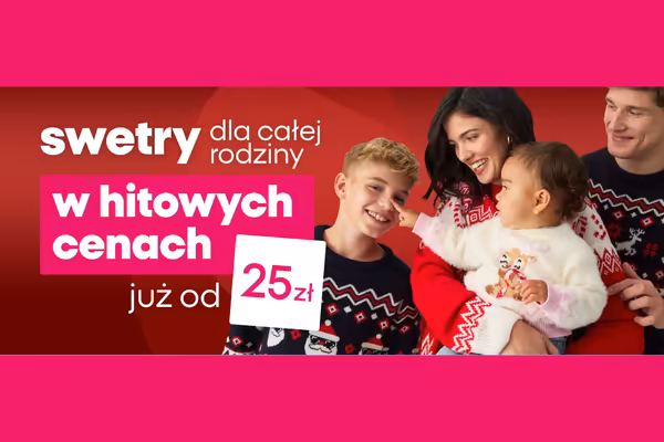 : -25 zł za swetry
