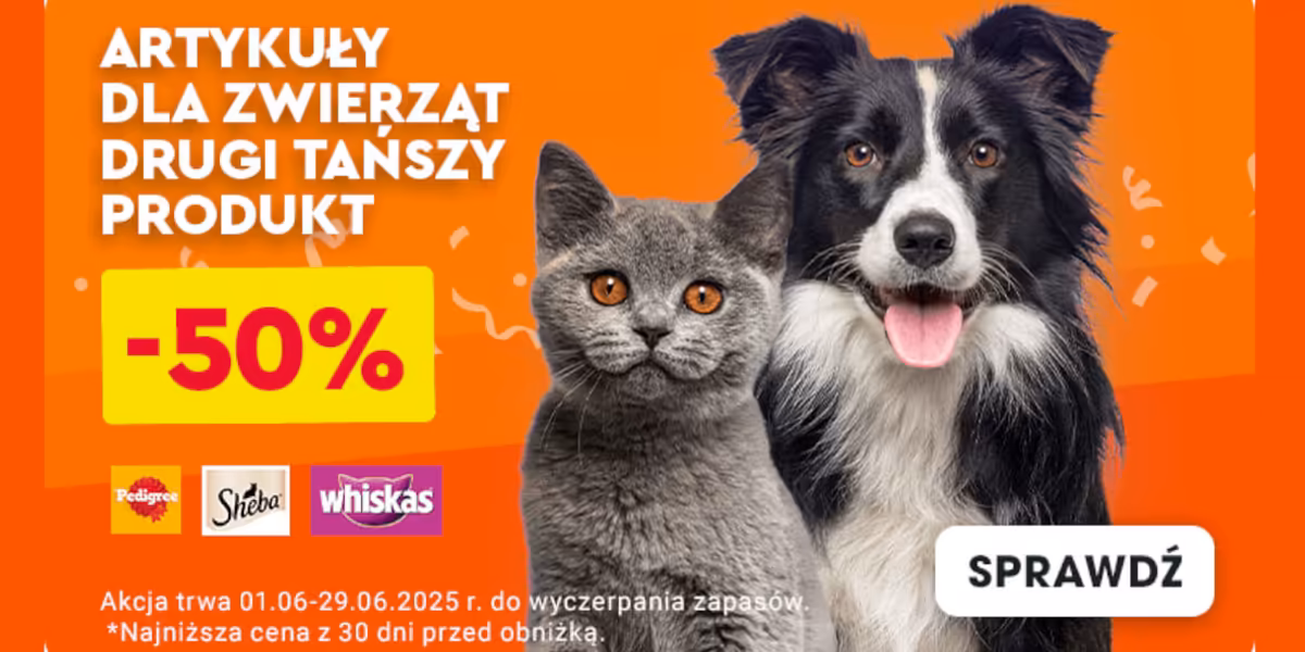 Biedronka Home: -50% na art. dla zwierząt - drugi tańszy produkt