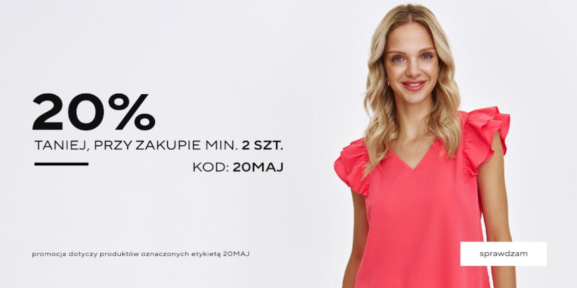 Top Secret: KOD rabatowy -20% na Twoje zakupy 06.05.2025