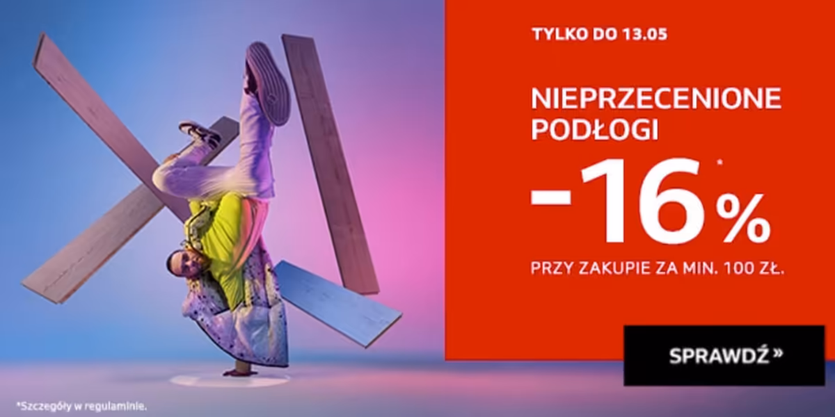 Komfort: -16% na nieprzecenione podłogi