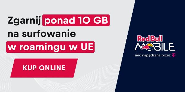 Red Bull MOBILE:  Nielimitowany Internet na pół roku 18.01.2024