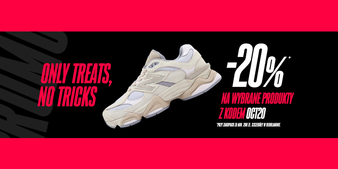 JDsports: KOD rabatowy -20% na wybrane produkty 23.10.2026