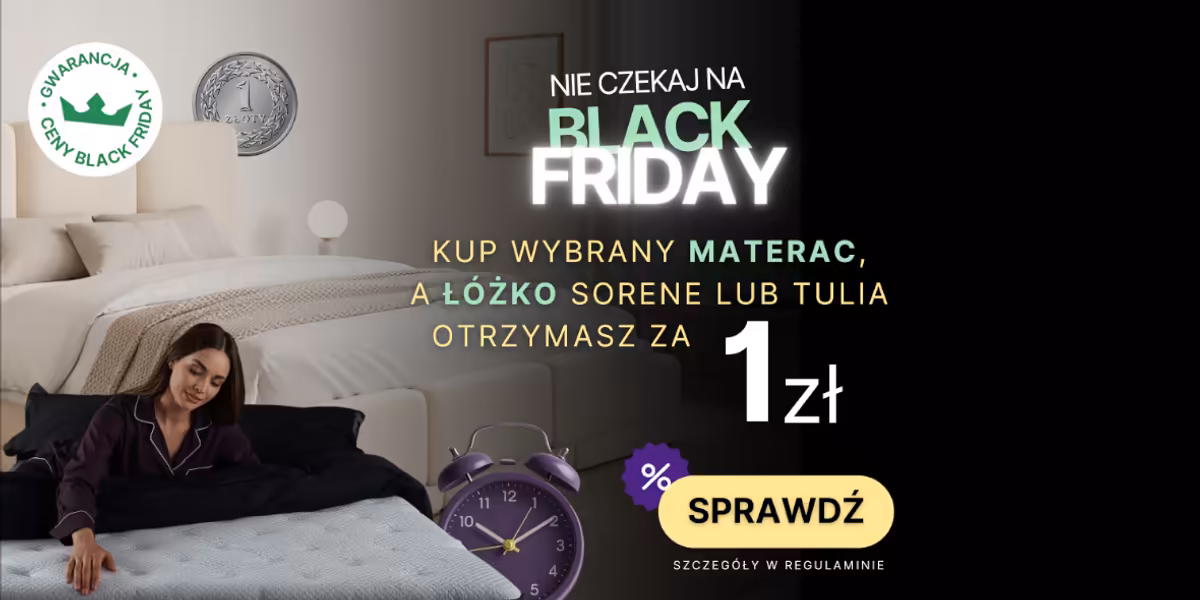 Król Materacy: 1 zł za łóżko w Król Materacy