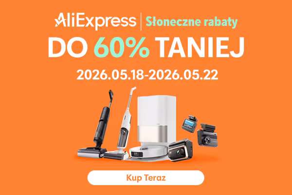 AliExpress: KOD rabatowy Do -70$ i rabaty do -60%