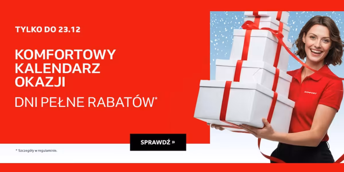 Komfort: Komfortowy kalendarz okazji