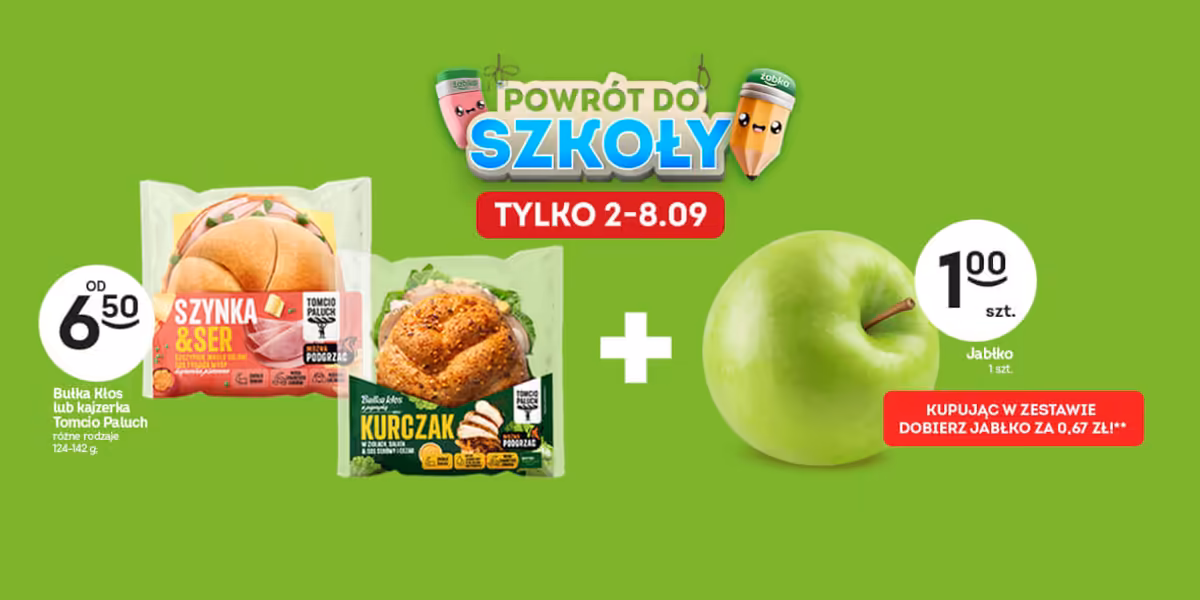 Żabka: Zestaw do szkoły
