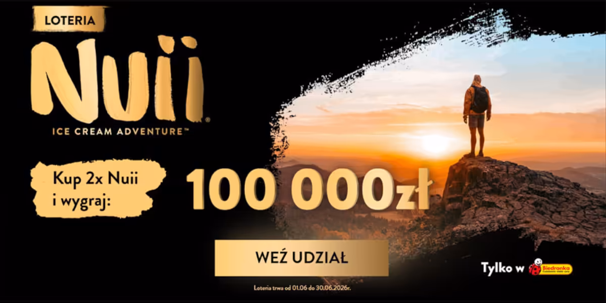 Biedronka: Loteria Nuii 2026 – Sięgnij po kolejną przygodę