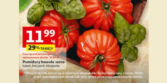 Auchan: -29% na pomidory bawole serce 12.02.2026