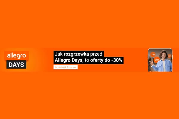: Do -30% na Allegro Days