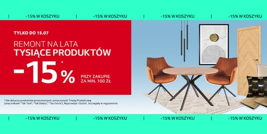 Komfort: -15% na tysiące produktów 09.07.2025