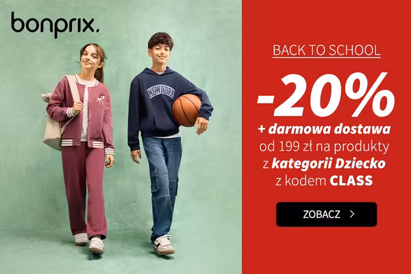Bonprix: KOD rabatowy -20% na modę dziecięcą i darmowa dostawa