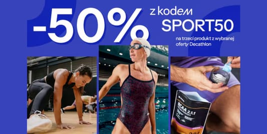 Decathlon: KOD rabatowy -50% na wybrane produkty 28.12.2025