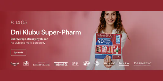 Super-Pharm Drogeria:  Dni Klubu Super-Pharm - nowy wymiar korzyści! 08.05.2026