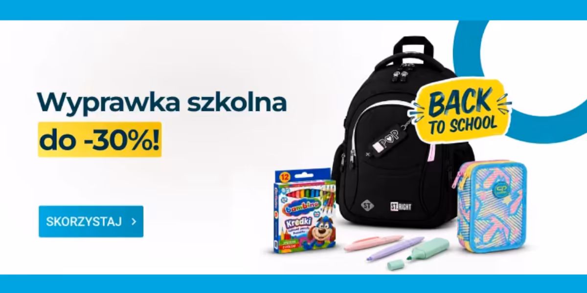 na wyprawkę szkolną