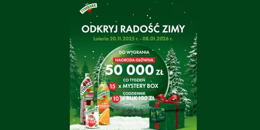 Loterie i Konkursy: Loteria Odkryj radość zimy 04.12.2025