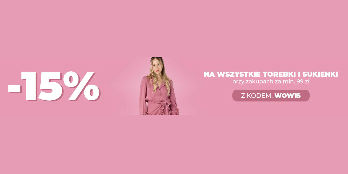 Laurella: KOD rabatowy -15% na wszystkie torebki i sukienki 06.06.2025