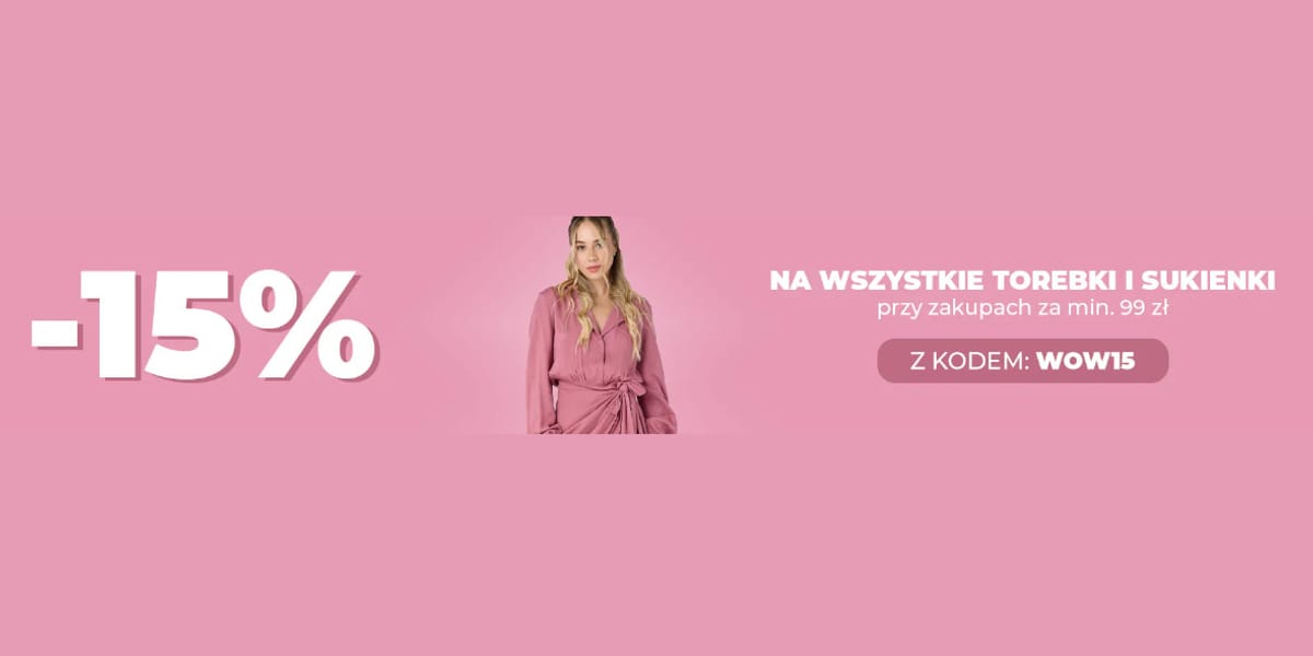 Laurella: KOD rabatowy -15% na wszystkie torebki i sukienki