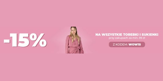 Laurella: KOD rabatowy -15% na wszystkie torebki i sukienki 06.06.2025