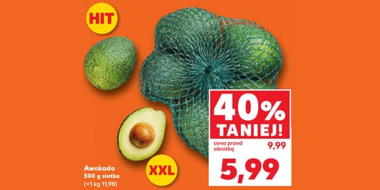 Kaufland: -40% na awokado 07.08.2025