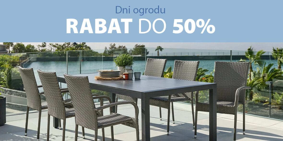 Jysk: Do -50% na meble  ogrodowe 02.05.2025