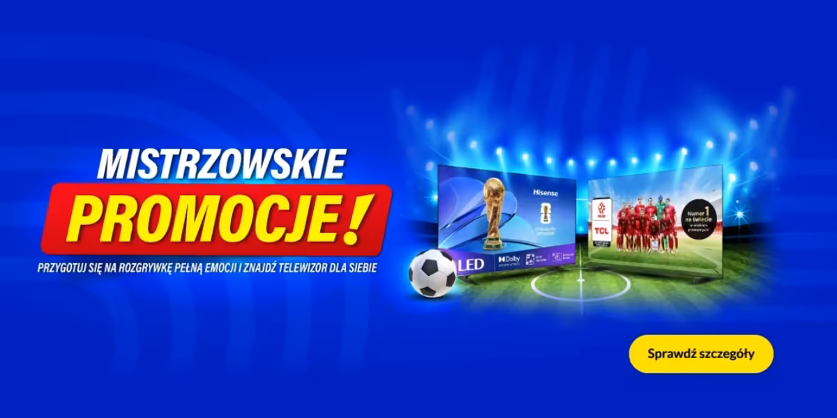 RTV EURO AGD: Mistrzowskie promocje na TV i audio