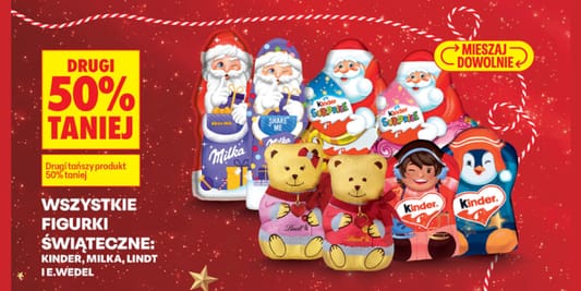 Biedronka: -50% na wszystkie figurki świąteczne wybranych marek 02.12.2025