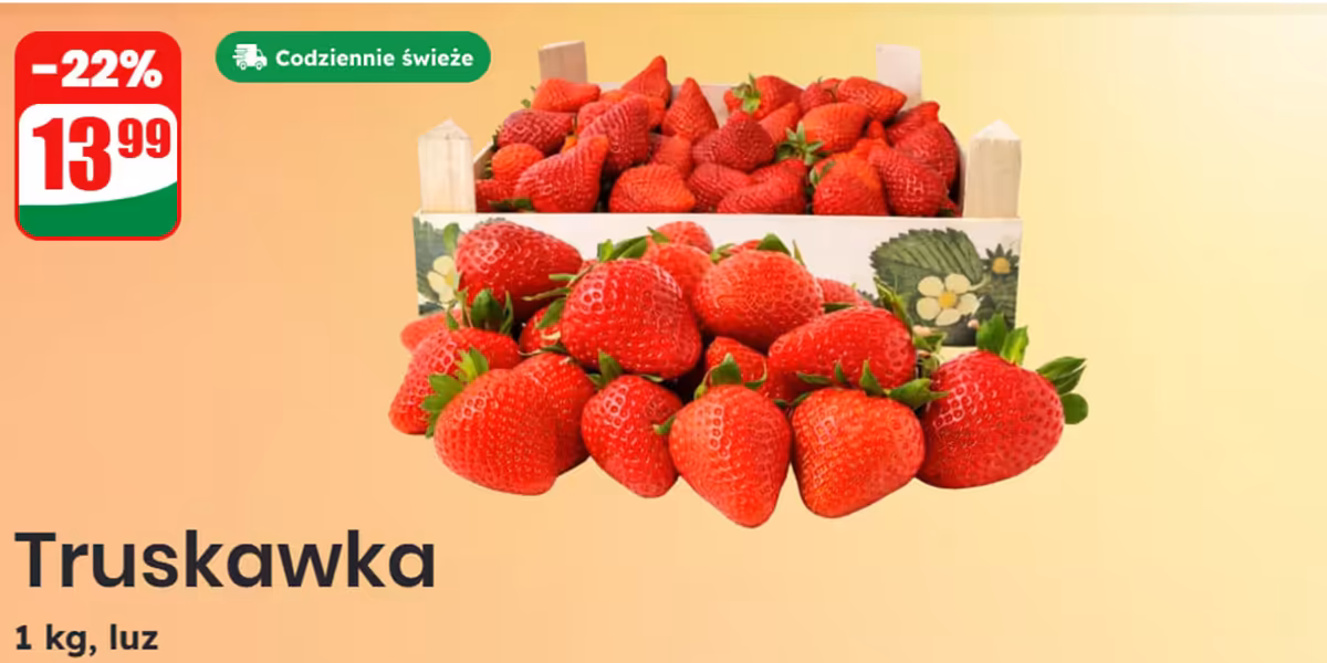 Dino: -22% na truskawki