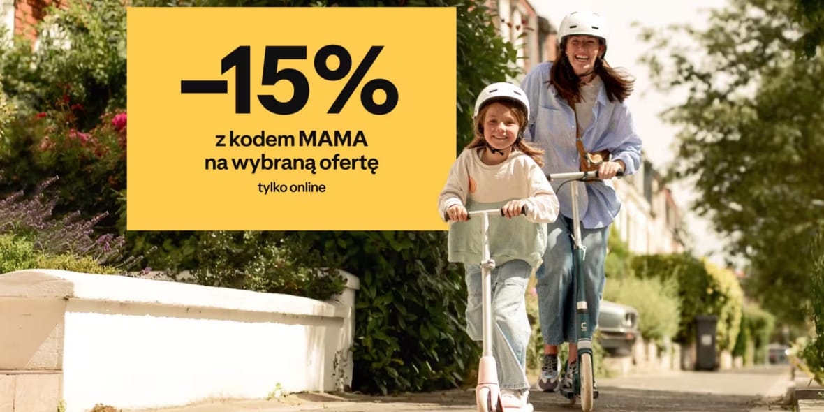 Decathlon: KOD rabatowy -15% na okazje na Dzień Mamy 19.05.2025