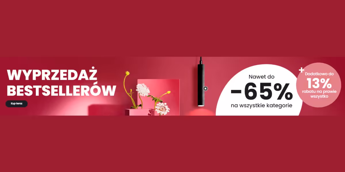 lampy.pl: KOD rabatowy Do -65% + dodatkowe RABATY